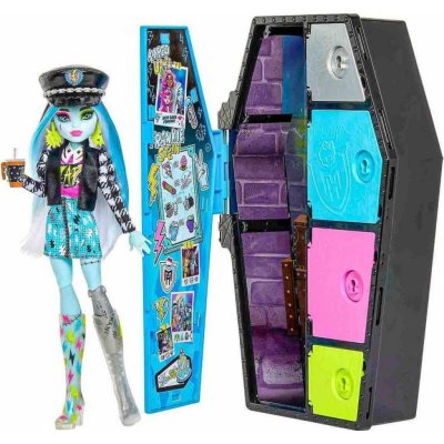 Mattel Panenka Monster High Frankie a skříňka – Zboží Mobilmania