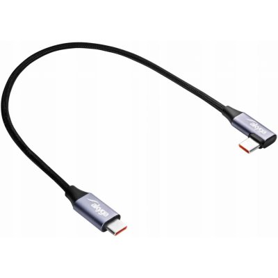 Akyga AK-USB-53 USB 2.0, USB C vidlice,USB C úhlová zástrčka – Zboží Živě