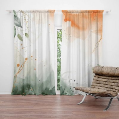 Sablio Závěs Lesní mlha: 2ks 140x250cm – Hledejceny.cz
