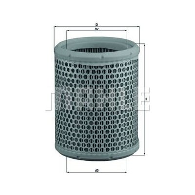 Vzduchový filtr MAHLE LX 384 – Hledejceny.cz