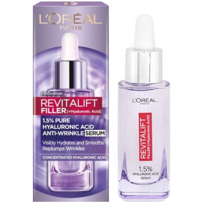 L'Oréal Revitalift Filler Sérum proti vráskám s 1,5% čisté kyseliny hyaluronové 30 ml – Zboží Mobilmania