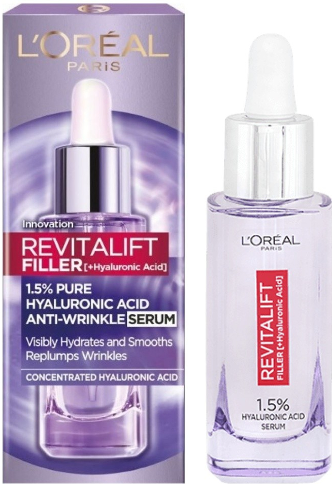 L\'Oréal Revitalift Filler Sérum proti vráskám s 1,5% čisté kyseliny hyaluronové 30 ml