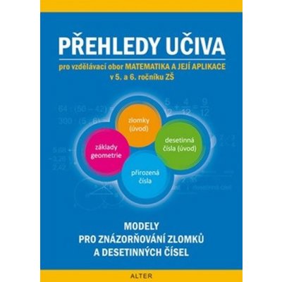 Přehledy učiva pro vzdělávání obor matematika a její aplikace v 5. a 6.roč.ZŠ - Modely pro znázorňování zlomků a desetinných čísel - J. Justová – Hledejceny.cz