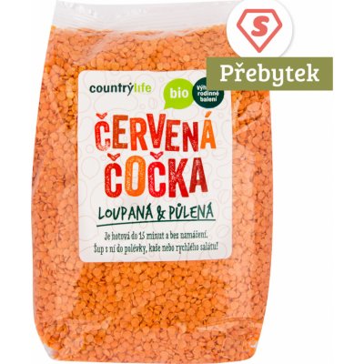 Čočka červená půlená loupaná 1 kg – Zboží Mobilmania