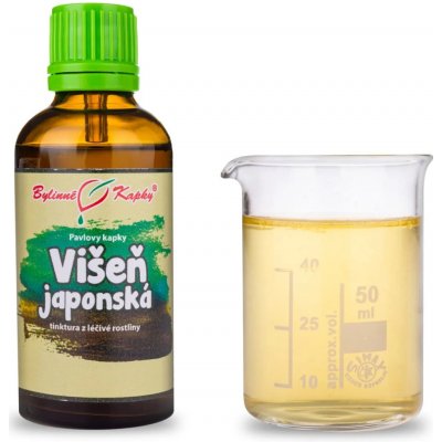 Bylinné kapky Pavlovy Višeň japonská TCM tinktrura 50 ml – Hledejceny.cz