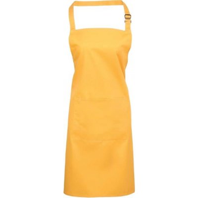Premier Workwear Pracovní zástěra za krk s kapsou PR154 Sunflower Pantone 136c 72x86cm – Hledejceny.cz