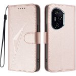 Triangles knížkové pouzdro na Honor 400 - růžovozlaté – Zboží Mobilmania
