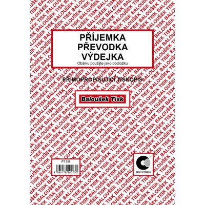 Baloušek Tisk PT235 Příjemka, Převodka, Výdejka A5 – Hledejceny.cz
