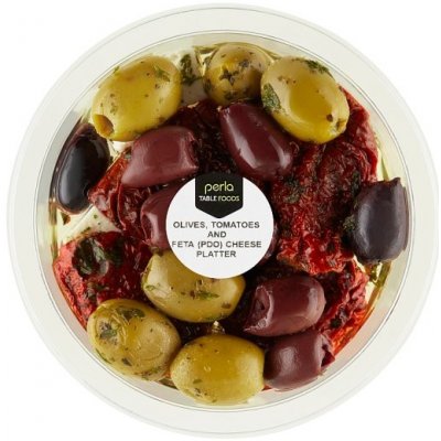 Tesco Finest Sýr feta marinovaná sušená rajčata a marinované zelené olivy 180 g – Zboží Dáma