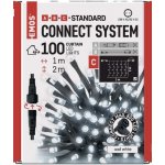 Emos D1EC01 Standard LED spojovací vánoční řetěz záclona 1x2 m venkovní studená bílá – Sleviste.cz