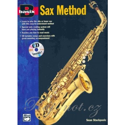 Basix Sax Method a CD alto a tenor saxofon