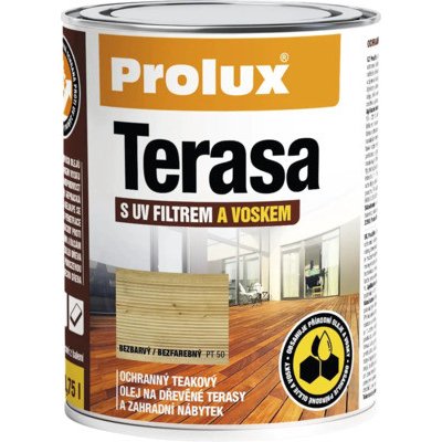 Prolux Terasa s UV fitrem a voskem 0,75 l teak – Sleviste.cz