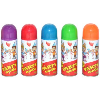 Párty nudle 250 ml ve spreji mix barev