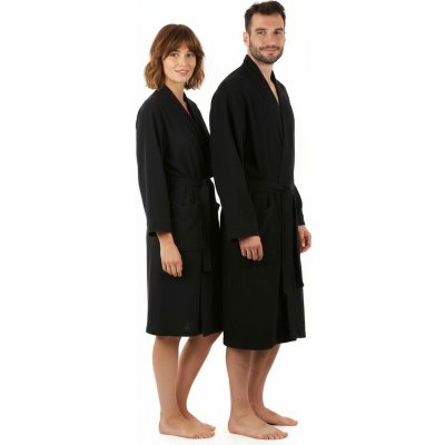 Vestis pánský mušelínový župan Dacca black beauty – Hledejceny.cz