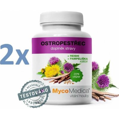 Mycomedica Ostropestřec 2 x 90 kapslí – Hledejceny.cz