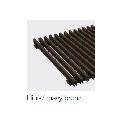 Korado Koraflex PM 32 x 180 cm THIN hliník bronz tmavý – HobbyKompas.cz