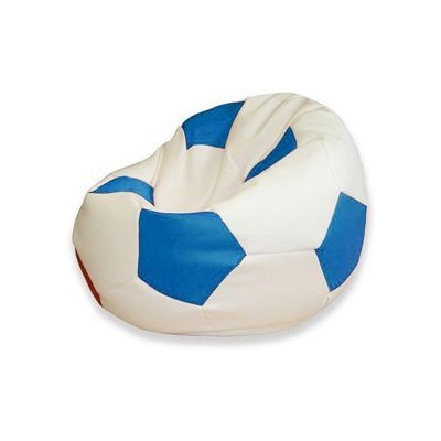 EMI fotbalový míč bílo-modrý