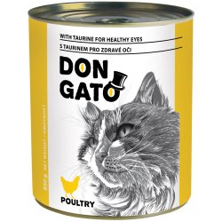 Don Gato kočka drůbeží 850 g