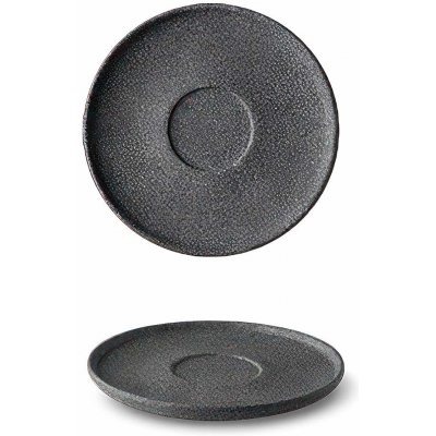 G. Benedikt Podšálek k šálku 80 ml 14 cm tmavě šedý Granit raw – Hledejceny.cz