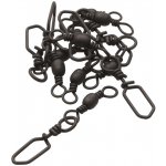 Kinetic Karabinka s obratlíkem Crane w/ Dual Snap Black vel.1 6ks – Hledejceny.cz