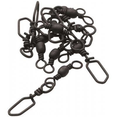 Kinetic Karabinka s obratlíkem Crane w/ Dual Snap Black vel.1 6ks – Hledejceny.cz
