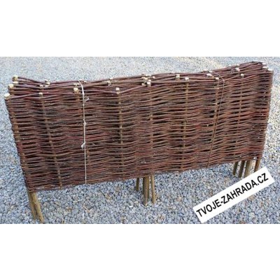 Proutěná obruba, palisada 120cm - 30cm – Hledejceny.cz