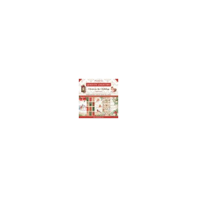 Sada papírů 30,5x30,5 190g Romantic Collection Home for the Holidays Stamperia SCR513305