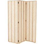 J-line Dřevěný paraván Mili 174 x 150 cm – Zbozi.Blesk.cz