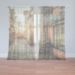 Sablio Záclony Městská ulička: 2ks 150x250cm – Hledejceny.cz