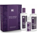 BK Brazil Keratin Bio Volume šampon 300 ml + kondicionér 300 ml + olej / sérum 100 ml dárková sada – Zbozi.Blesk.cz