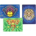 Red Castle Pískování obrázků SAND ART Lev slon a opice – Hledejceny.cz