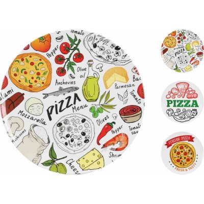 EXCELLENT Pizza talíř 33 cm design ITALIAN PIZZA – Zbozi.Blesk.cz