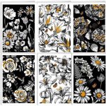 Elisa Designový sešit A4 40ls linka Květiny mix – Zboží Dáma