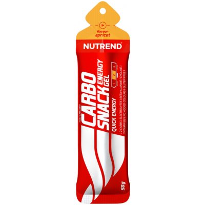 Nutrend CARBOSNACK gel, sáček, meruňka 50g N18MER