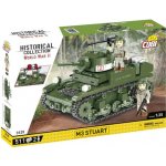 Cobi 3129 World War II Americký lehký tank M3 Stuart 1:35 – Zboží Dáma