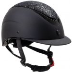 EQUESTRO Bezpečnostní helma Galaxy Narrow Visor black shiny – Zboží Dáma