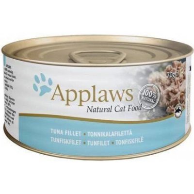 Applaws Cat Tin Tuna Fillet s tuňákem 72 x 156 g