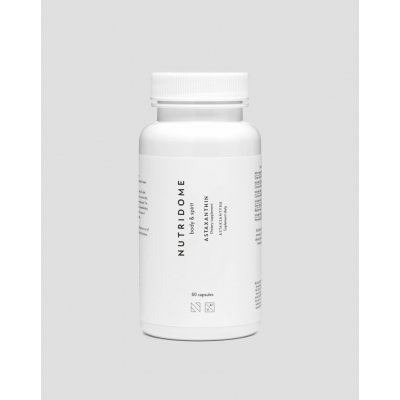 Nutridome Astaxanthin extrakt z řasy Haematococcus pluvialis na cholesterol a záněty 60 ks – Hledejceny.cz