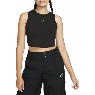 Nike W NSW ESSNTL RIB CRP TANK fb8279 010 – Zboží Mobilmania