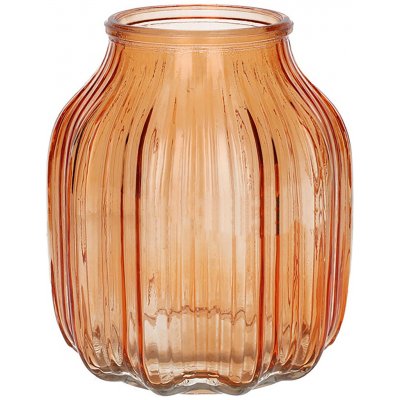 DUIF Skleněná váza SUKO 16cm oranžová – Hledejceny.cz