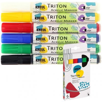 TRITON akrylové popisovače edge 6 ks – Hledejceny.cz