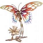 Ugears 3D puzzle Motýl s květinou 168 ks – Zbozi.Blesk.cz