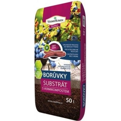 NohelGarden Substrát RAŠELINA PREMIUM s vermikompostem pro borůvky 50 l – Hledejceny.cz
