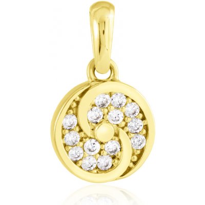 Gemmax Jewelry Zlatý přívěsek Jin a Jang GLPYB 34801 – Zboží Mobilmania