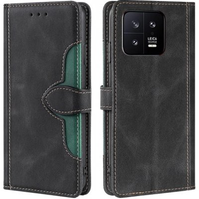 For Xiaomi 13 Skin Feel Magnetic Buckle Leather Phone Case(Black)