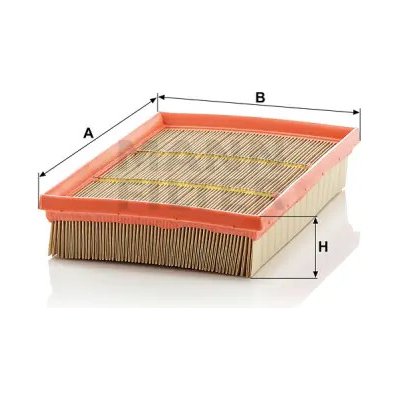 MANN FILTER Vzduchový filtr C 2589 – Hledejceny.cz