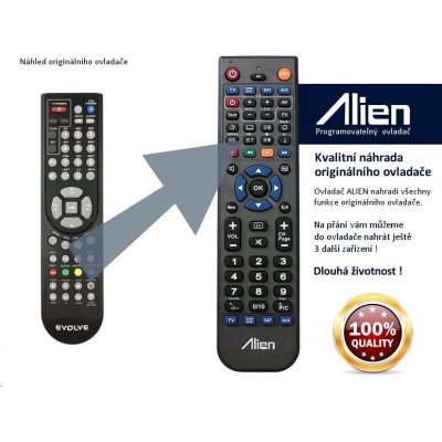 Dálkový ovladač Alien Evolveo BlackStar HD-5060 – Sleviste.cz