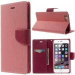 Pouzdro Mercury Apple iPhone 6 Plus / 6S Plus Fancy Diary hot růžové – Hledejceny.cz