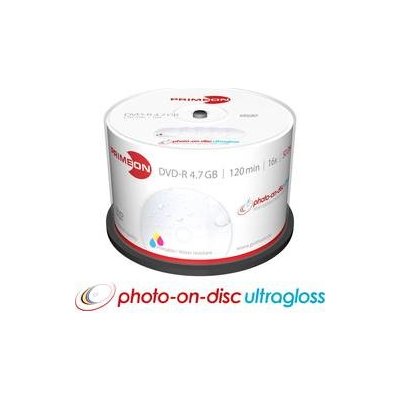 Primeon DVD-R 4,7GB 16x, printable, vřeteno, 50ks (2761207) – Hledejceny.cz