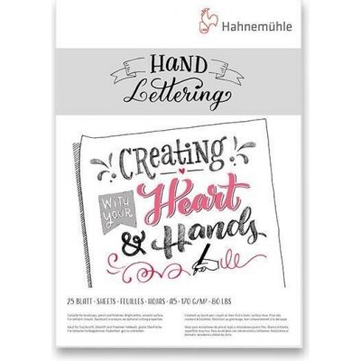 Hahnemühle Kreslící blok Hand Lettering A4 170g/m2 25 listů – Zboží Mobilmania